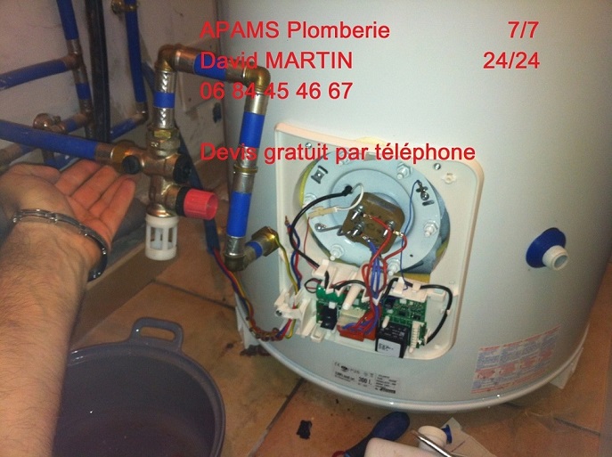 apams plomberie Tassin pose et installation de chauffe eau Tassin
